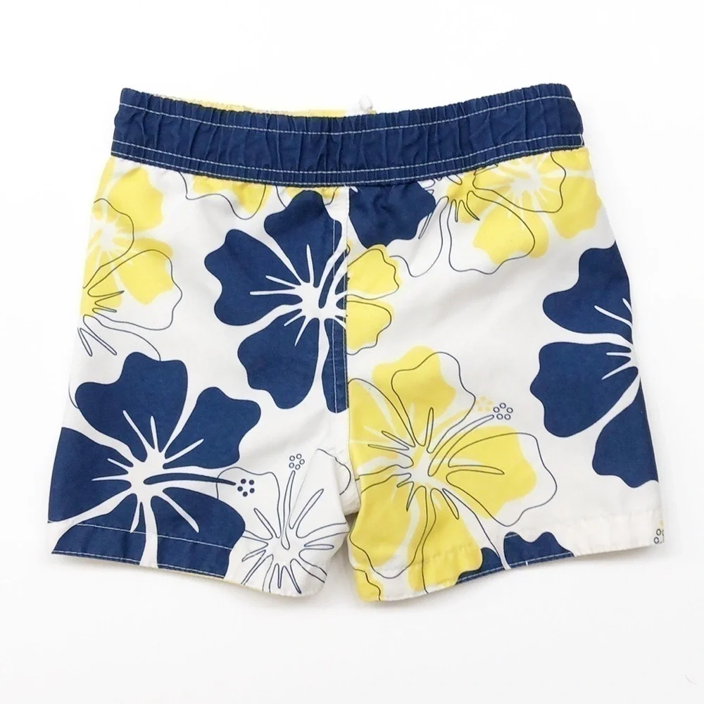 Circo Hawaiian print baby boy swim trunks